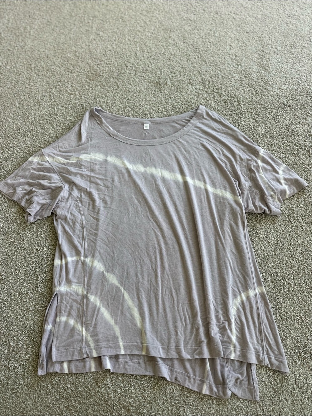 JoyLab Light Mauve Scoop Neck Short Sleeve Tee
